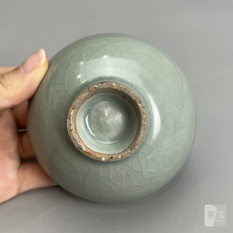 明代 龙泉窑粉青釉泡泡盏 - 图13